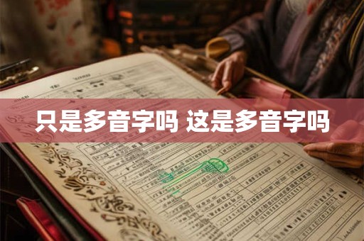 只是多音字吗 这是多音字吗