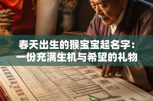 春天出生的猴宝宝起名字：一份充满生机与希望的礼物
