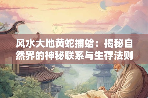 风水大地黄蛇捕蛤：揭秘自然界的神秘联系与生存法则