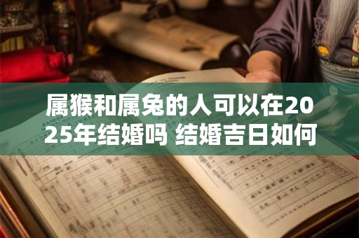 属猴和属兔的人可以在2025年结婚吗 结婚吉日如何选择