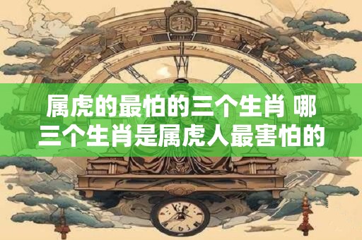 属虎的最怕的三个生肖 哪三个生肖是属虎人最害怕的