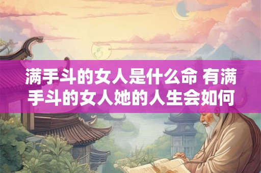 满手斗的女人是什么命 有满手斗的女人她的人生会如何