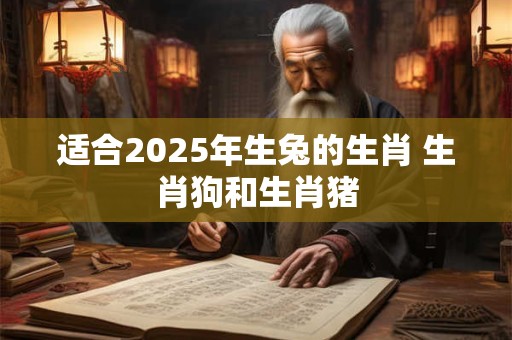 适合2025年生兔的生肖 生肖狗和生肖猪