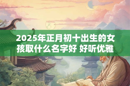 2025年正月初十出生的女孩取什么名字好 好听优雅的名字推荐