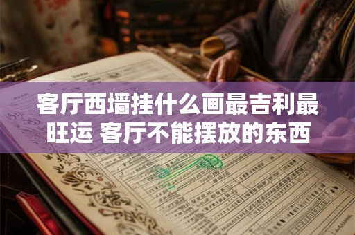 客厅西墙挂什么画最吉利最旺运 客厅不能摆放的东西