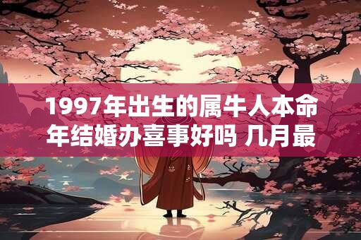 1997年出生的属牛人本命年结婚办喜事好吗 几月最适合结婚