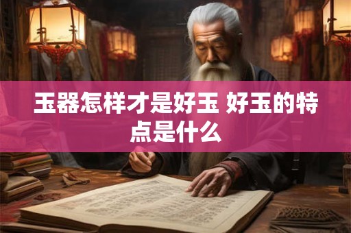 玉器怎样才是好玉 好玉的特点是什么