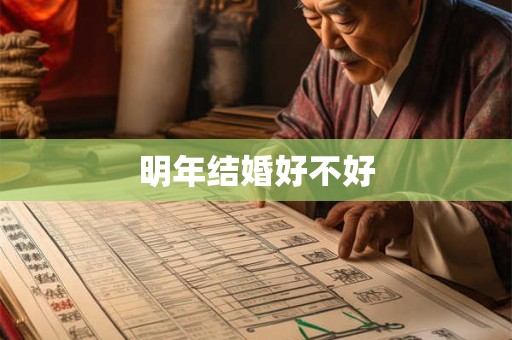 明年结婚好不好