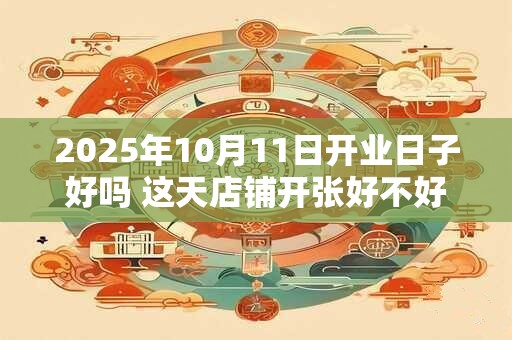 2025年10月11日开业日子好吗 这天店铺开张好不好