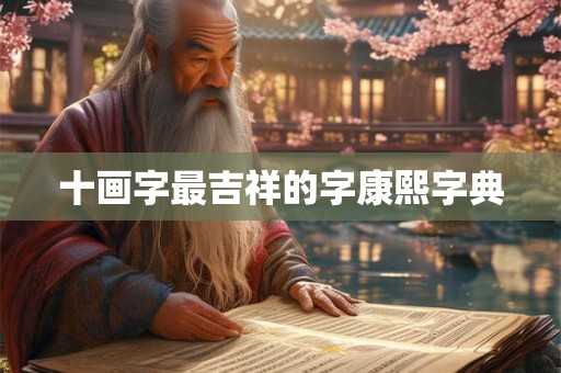 十画字最吉祥的字康熙字典