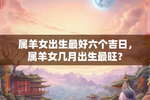属羊女出生最好六个吉日，属羊女几月出生最旺？