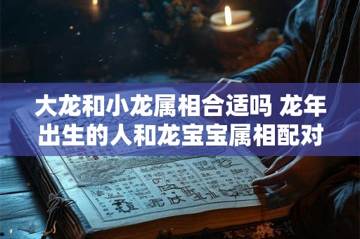 大龙和小龙属相合适吗 龙年出生的人和龙宝宝属相配对是否合适