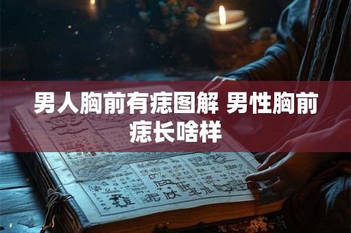 男人胸前有痣图解 男性胸前痣长啥样
