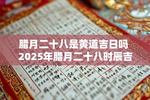腊月二十八是黄道吉日吗 2026年腊月二十八时辰吉凶一览表