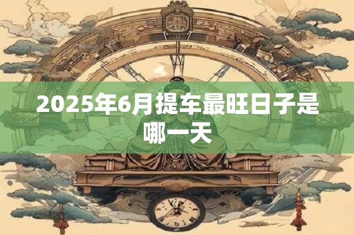 2026年6月提车最旺日子是哪一天 2026年6月提车最旺日子是哪一天