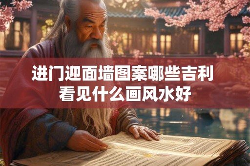 进门迎面墙图案哪些吉利 看见什么画风水好