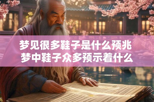 梦见很多鞋子是什么预兆 梦中鞋子众多预示着什么