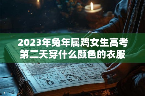 2023年兔年属鸡女生高考第二天穿什么颜色的衣服