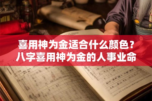 喜用神为金适合什么颜色？八字喜用神为金的人事业命运
