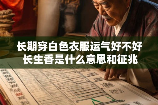 长期穿白色衣服运气好不好 长生香是什么意思和征兆