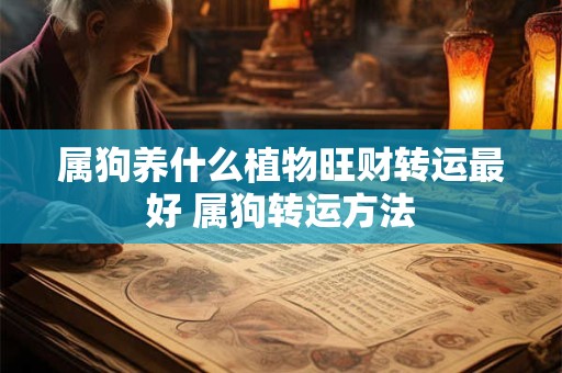 属狗养什么植物旺财转运最好 属狗转运方法
