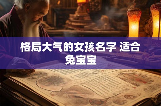 格局大气的女孩名字 适合兔宝宝