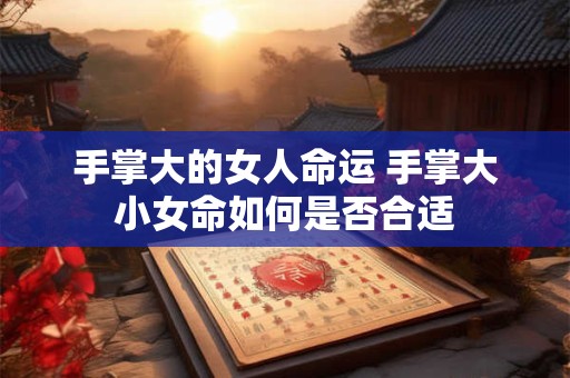 手掌大的女人命运 手掌大小女命如何是否合适