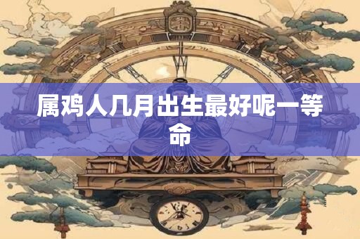 属鸡人几月出生最好呢一等命