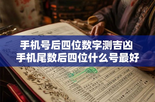 手机号后四位数字测吉凶 手机尾数后四位什么号最好