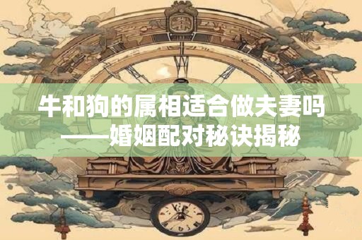 牛和狗的属相适合做夫妻吗——婚姻配对秘诀揭秘