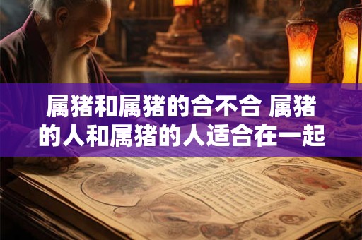 属猪和属猪的合不合 属猪的人和属猪的人适合在一起吗