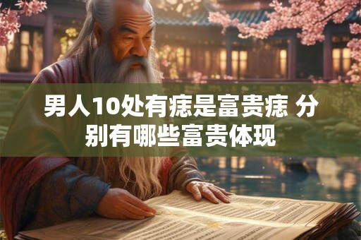 男人10处有痣是富贵痣 分别有哪些富贵体现 男人10处有痣是富贵痣 分别有哪些富贵体现