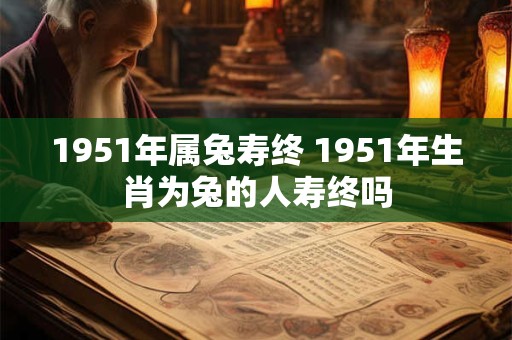 1951年属兔寿终 1951年生肖为兔的人寿终吗