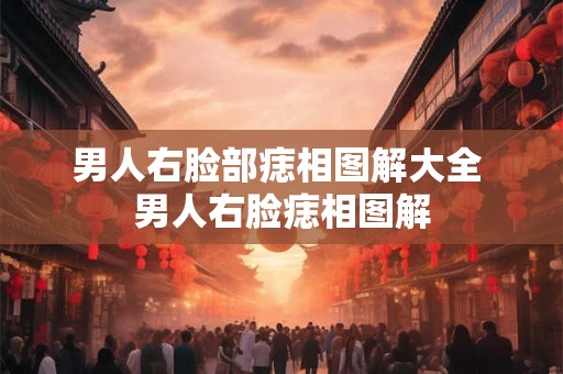 男人右脸部痣相图解大全 男人右脸痣相图解