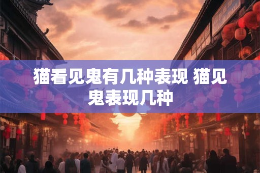 猫看见鬼有几种表现 猫见鬼表现几种