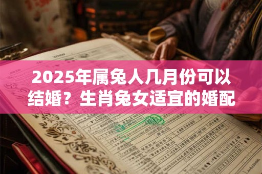2026年属兔人几月份可以结婚？生肖兔女适宜的婚配属相