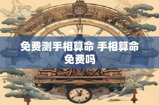 免费测手相算命 手相算命免费吗