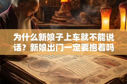 为什么新娘子上车就不能说话？新娘出门一定要抱着吗？