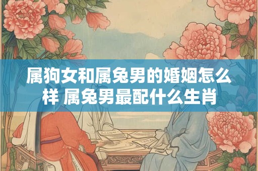 属狗女和属兔男的婚姻怎么样 属兔男最配什么生肖