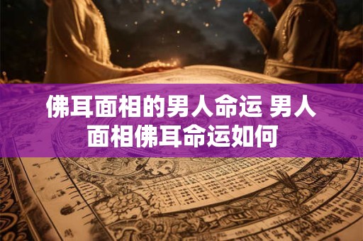 佛耳面相的男人命运 男人面相佛耳命运如何