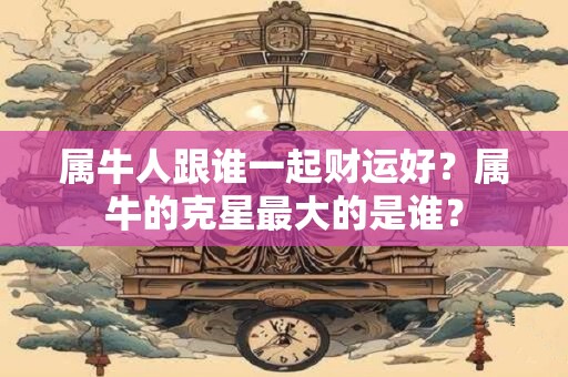 属牛人跟谁一起财运好?属牛的克星最大的是谁? 属牛人跟谁一起财运好?属牛的克星最大的是谁?