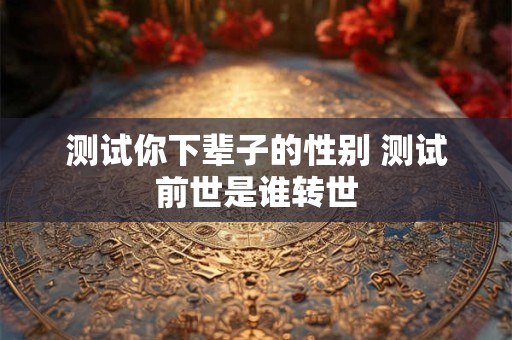 测试你下辈子的性别 测试前世是谁转世