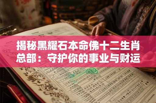 揭秘黑耀石本命佛十二生肖总部：守护你的事业与财运