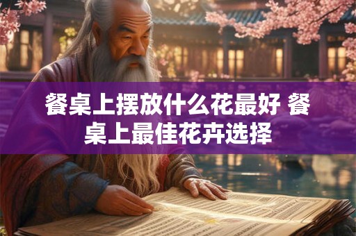 餐桌上摆放什么花最好 餐桌上最佳花卉选择