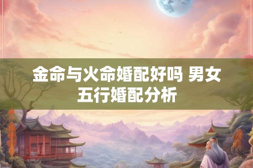 金命与火命婚配好吗 男女五行婚配分析