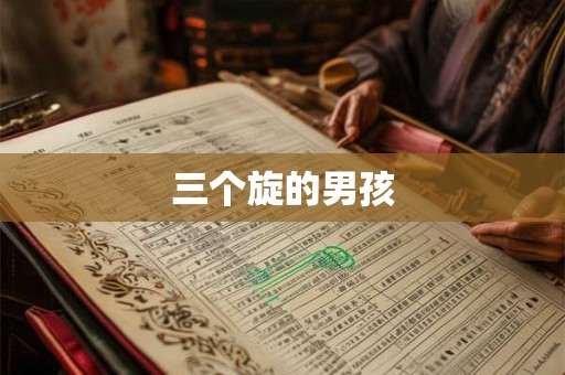 三个旋的男孩