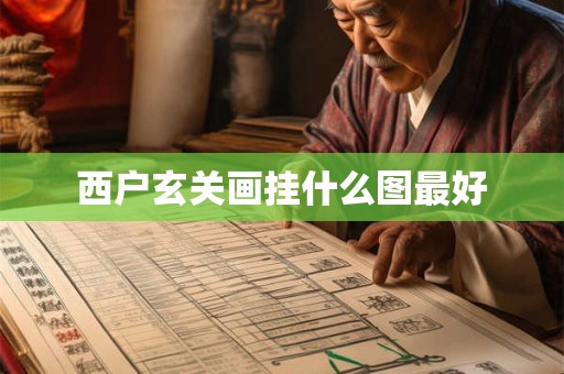 西户玄关画挂什么图最好