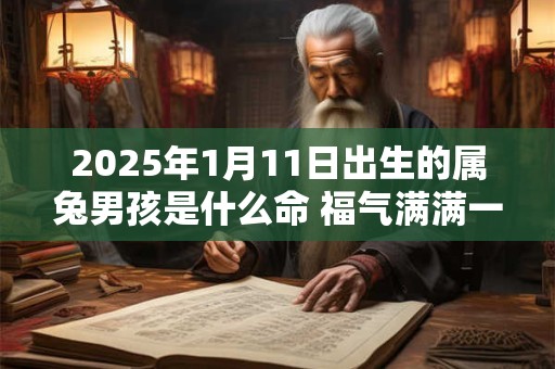 2025年1月11日出生的属兔男孩是什么命 福气满满一生顺遂