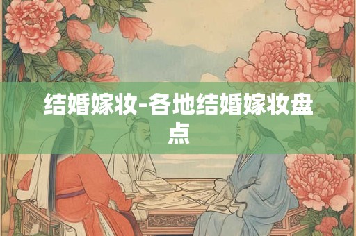 结婚嫁妆-各地结婚嫁妆盘点