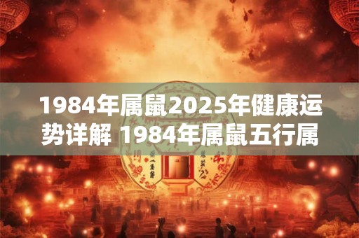 1984年属鼠2025年健康运势详解 1984年属鼠五行属什么
